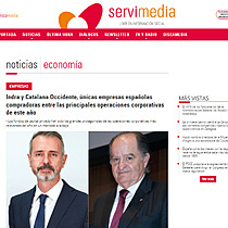 Indra y Catalana Occidente, nicas empresas espaolas compradoras entre las principales operaciones corporativas de este ao
